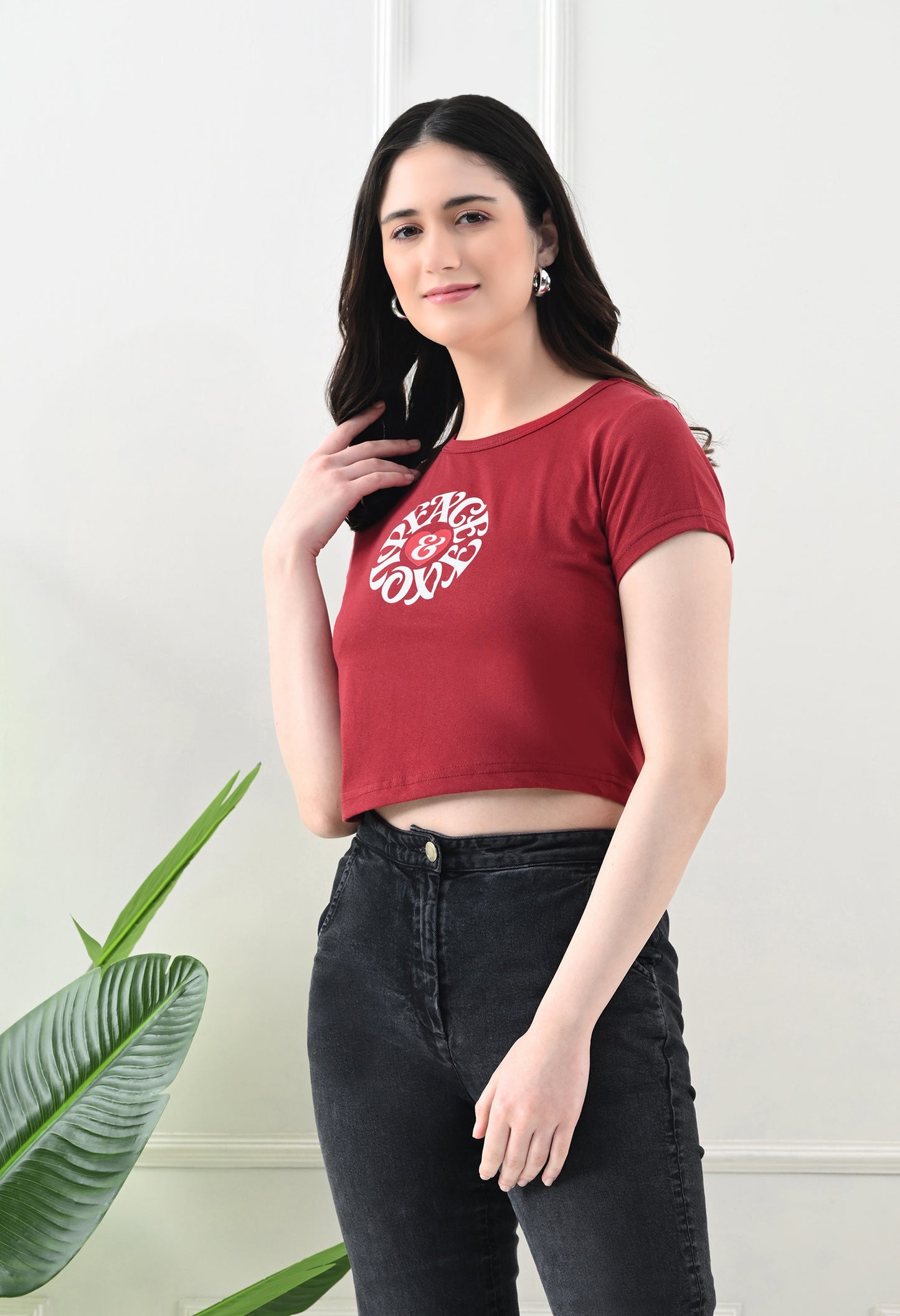 Peace & Love Crop ❤️✌️