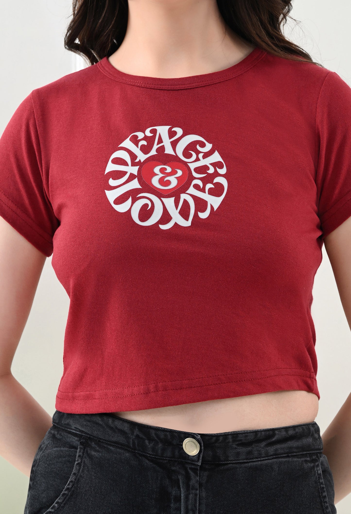 Peace & Love Crop ❤️✌️