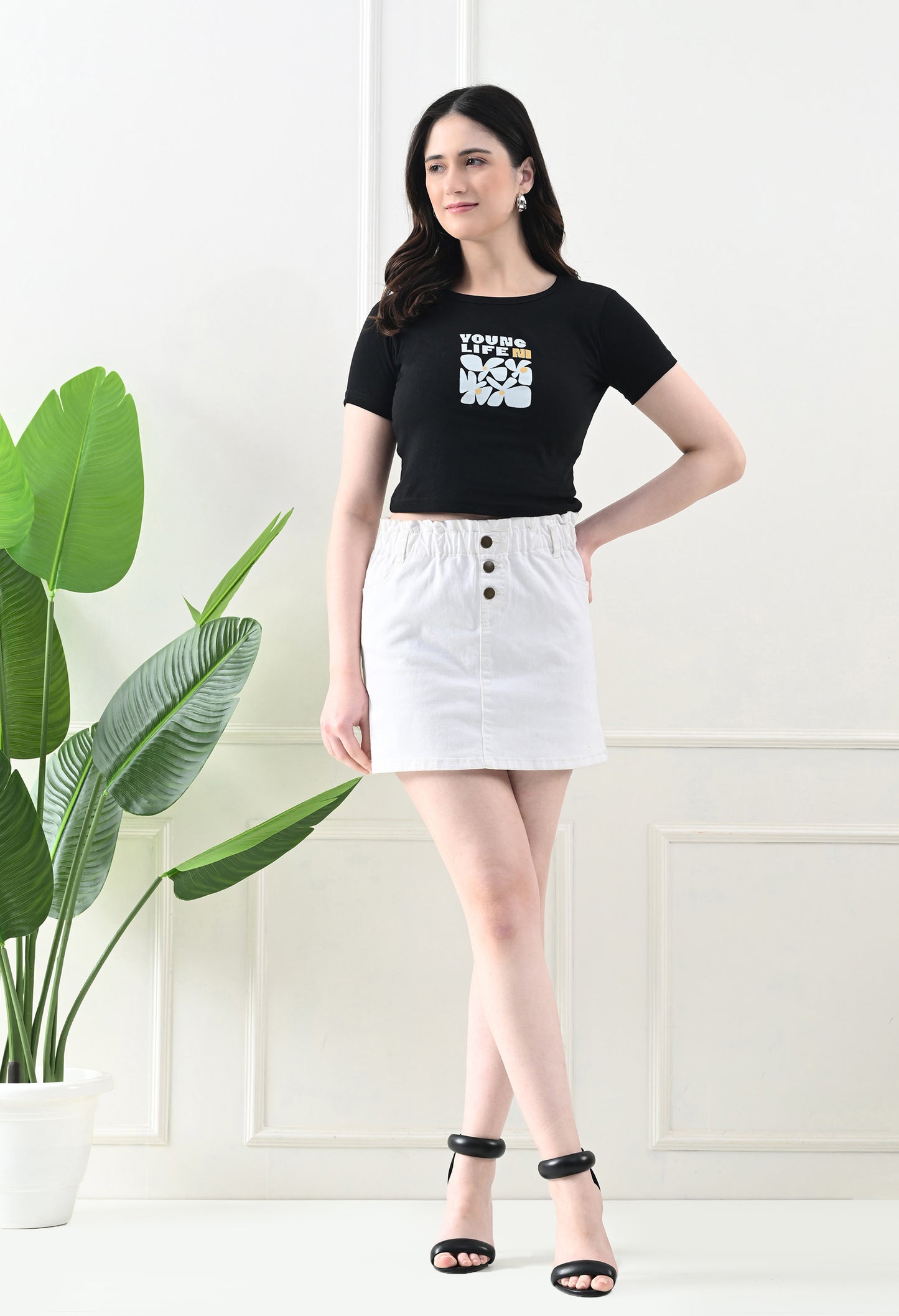 LaceyLuxe "Young Life Bloom" Crop Top πΌπ€