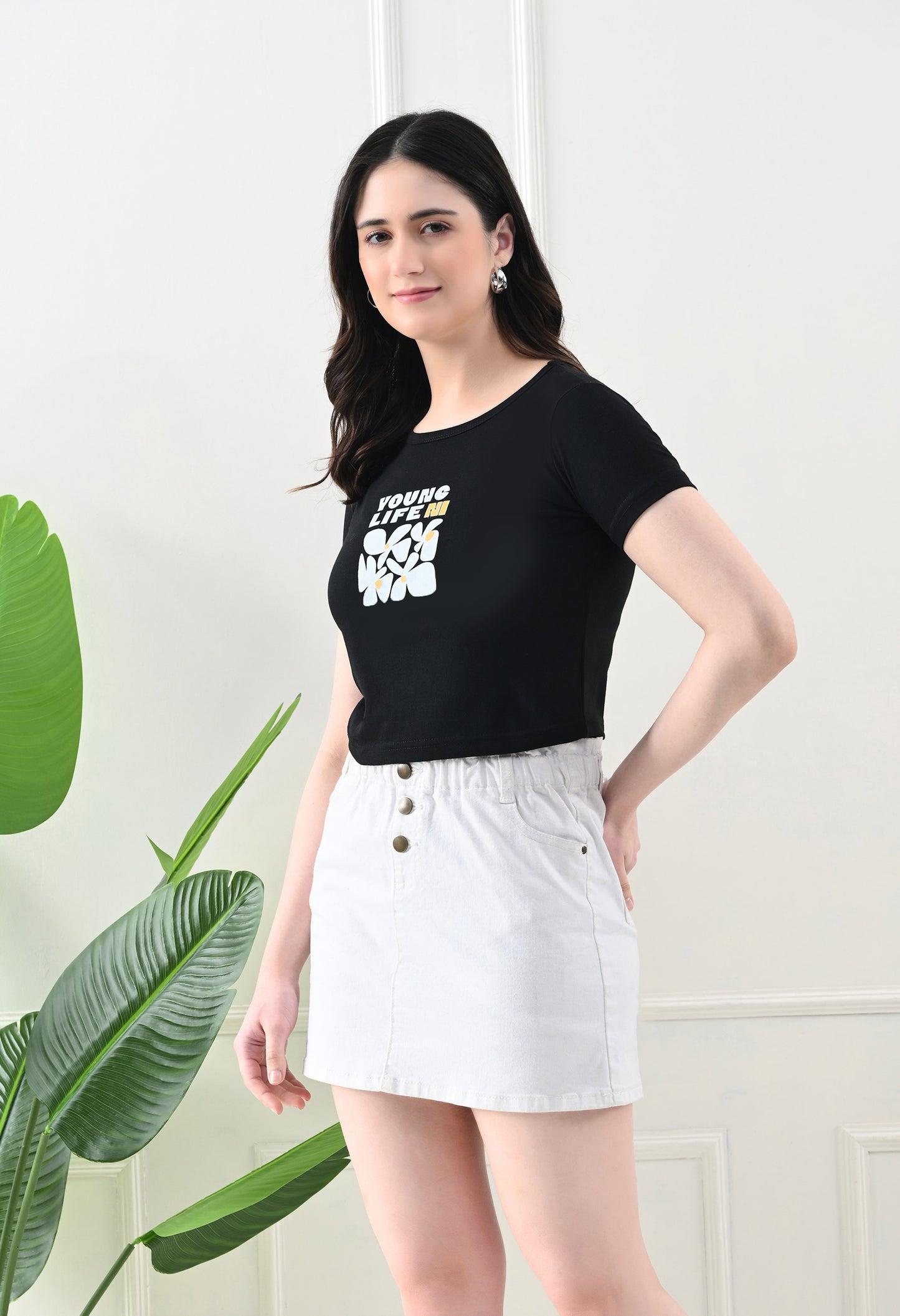 LaceyLuxe "Young Life Bloom" Crop Top πΌπ€