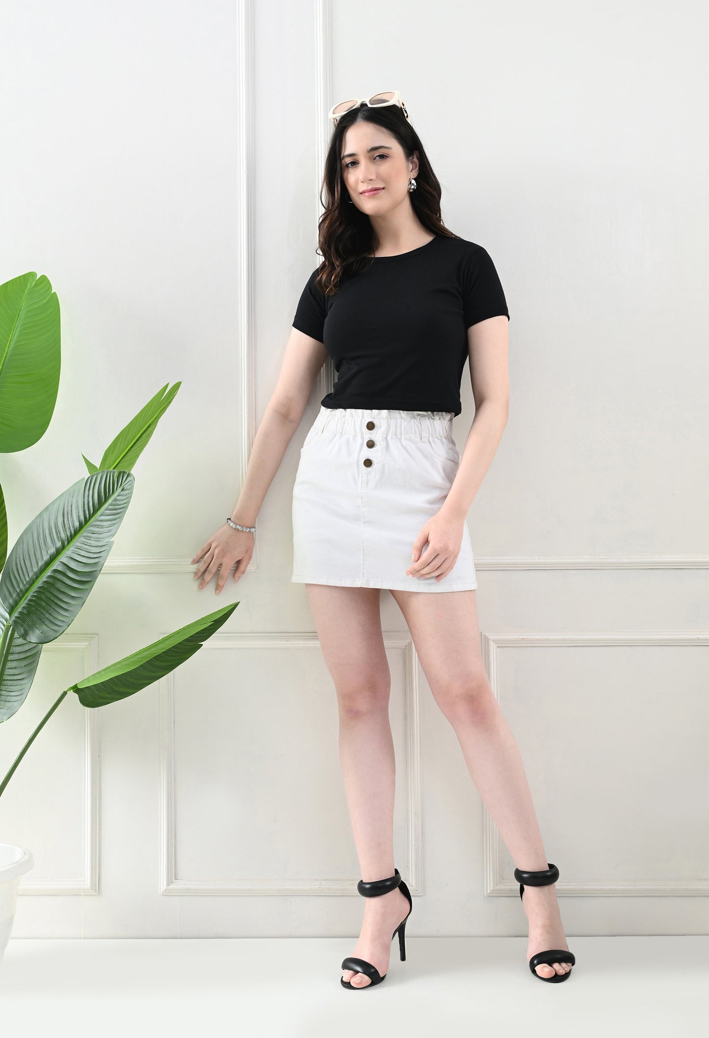 LaceyLuxe "Basic Chic" Black Crop Top