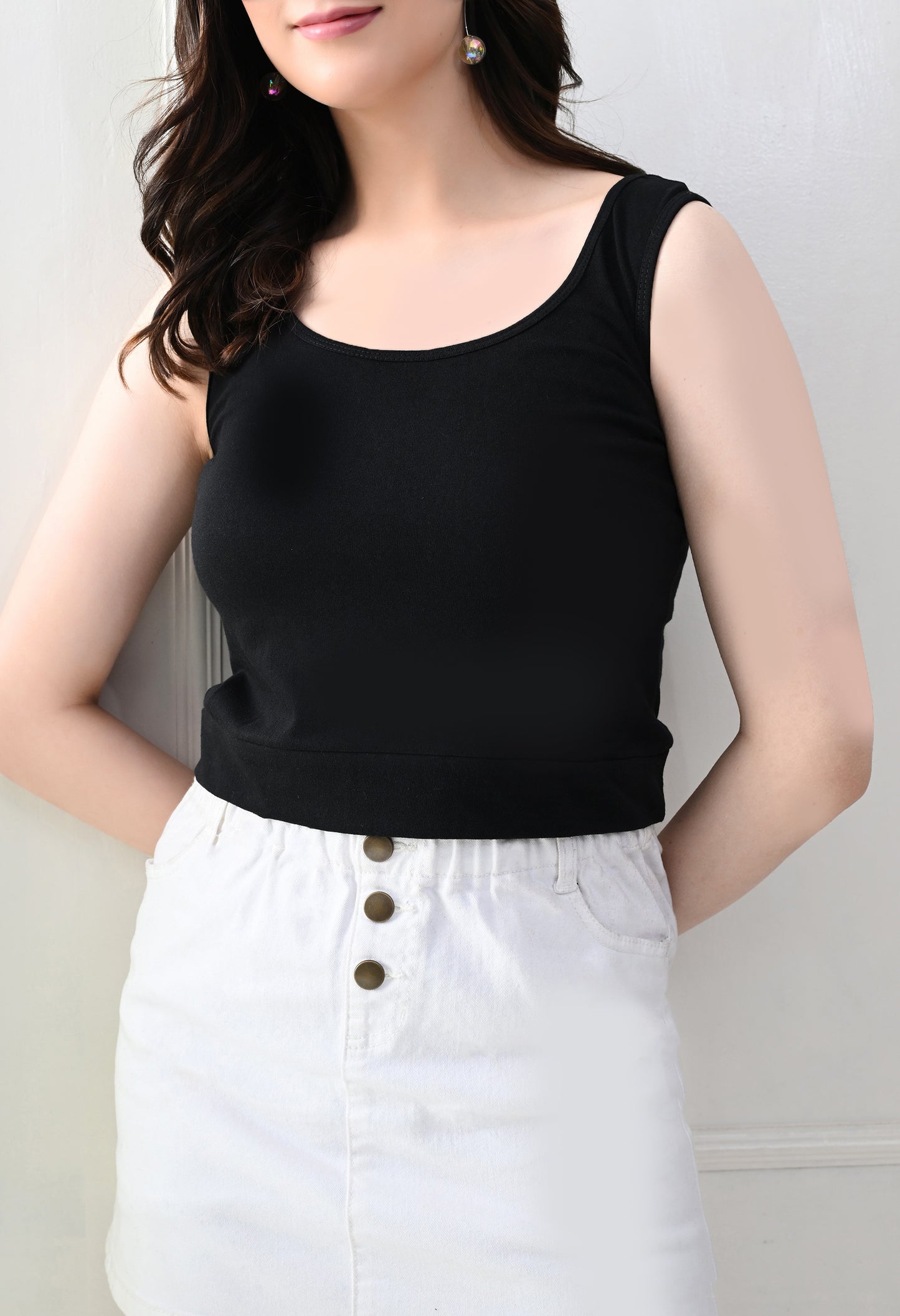 Midnight Muse Classic Tank Top – Black