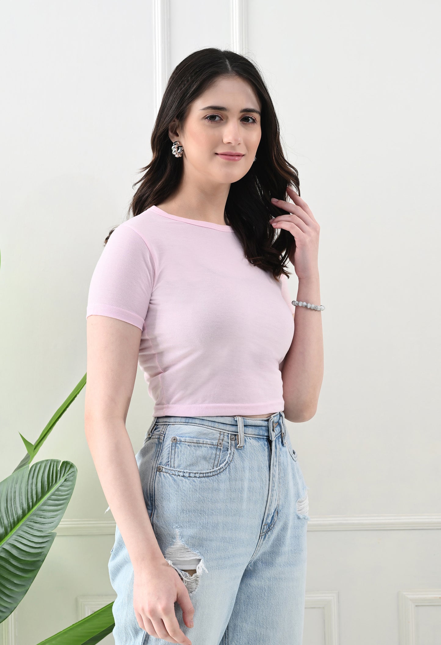 Cotton Candy Classic Tee – Baby Pink