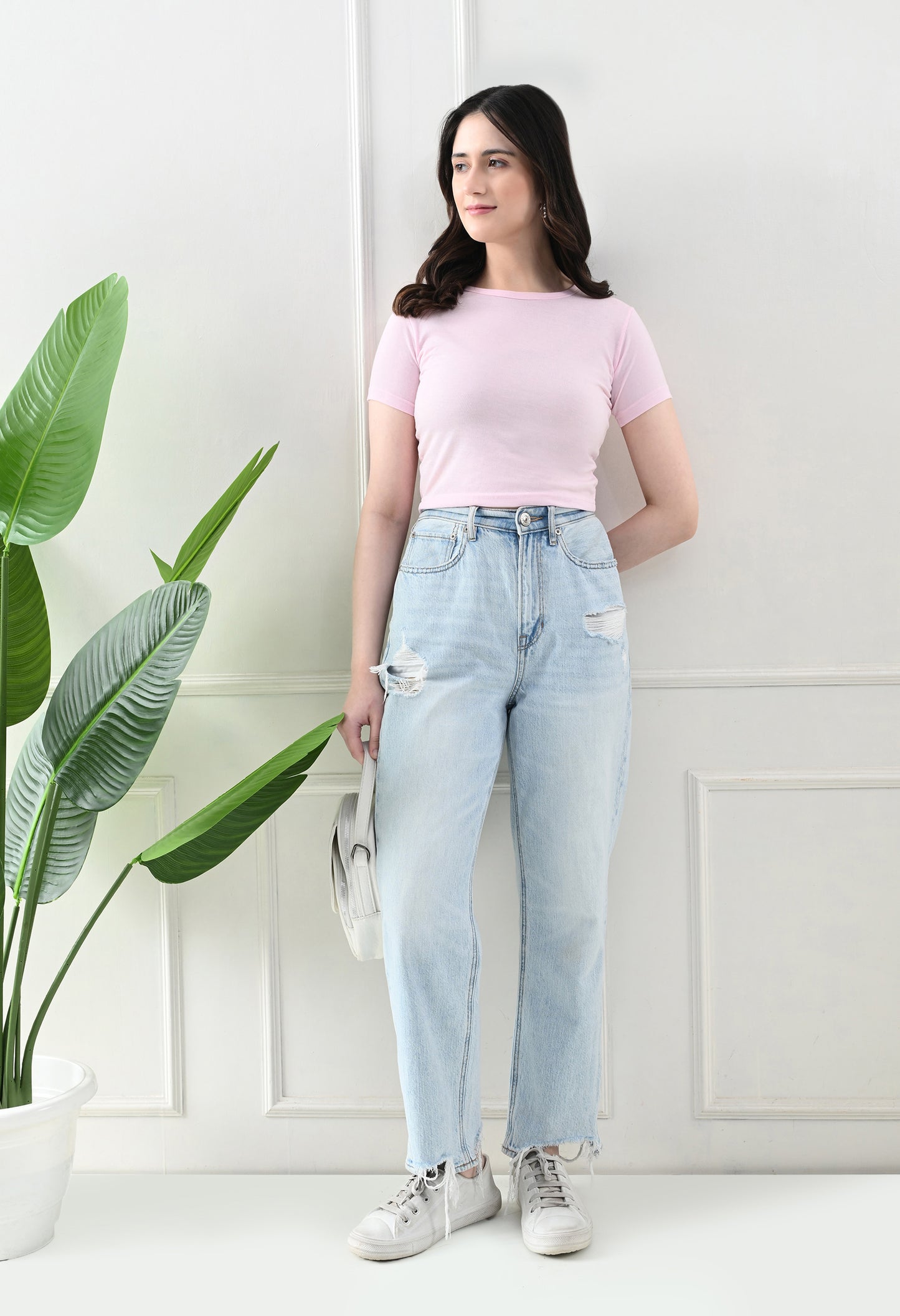 Cotton Candy Classic Tee – Baby Pink