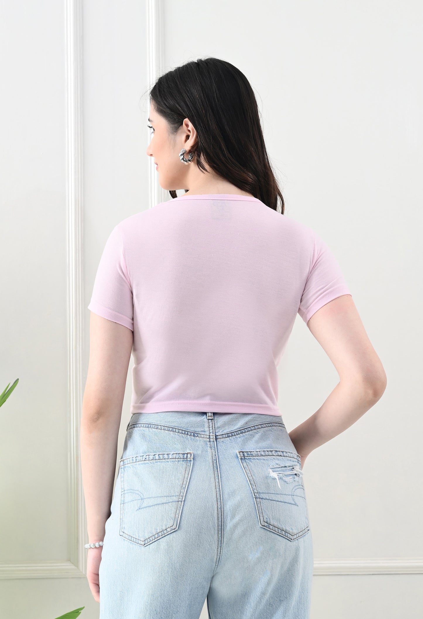 Cotton Candy Classic Tee – Baby Pink