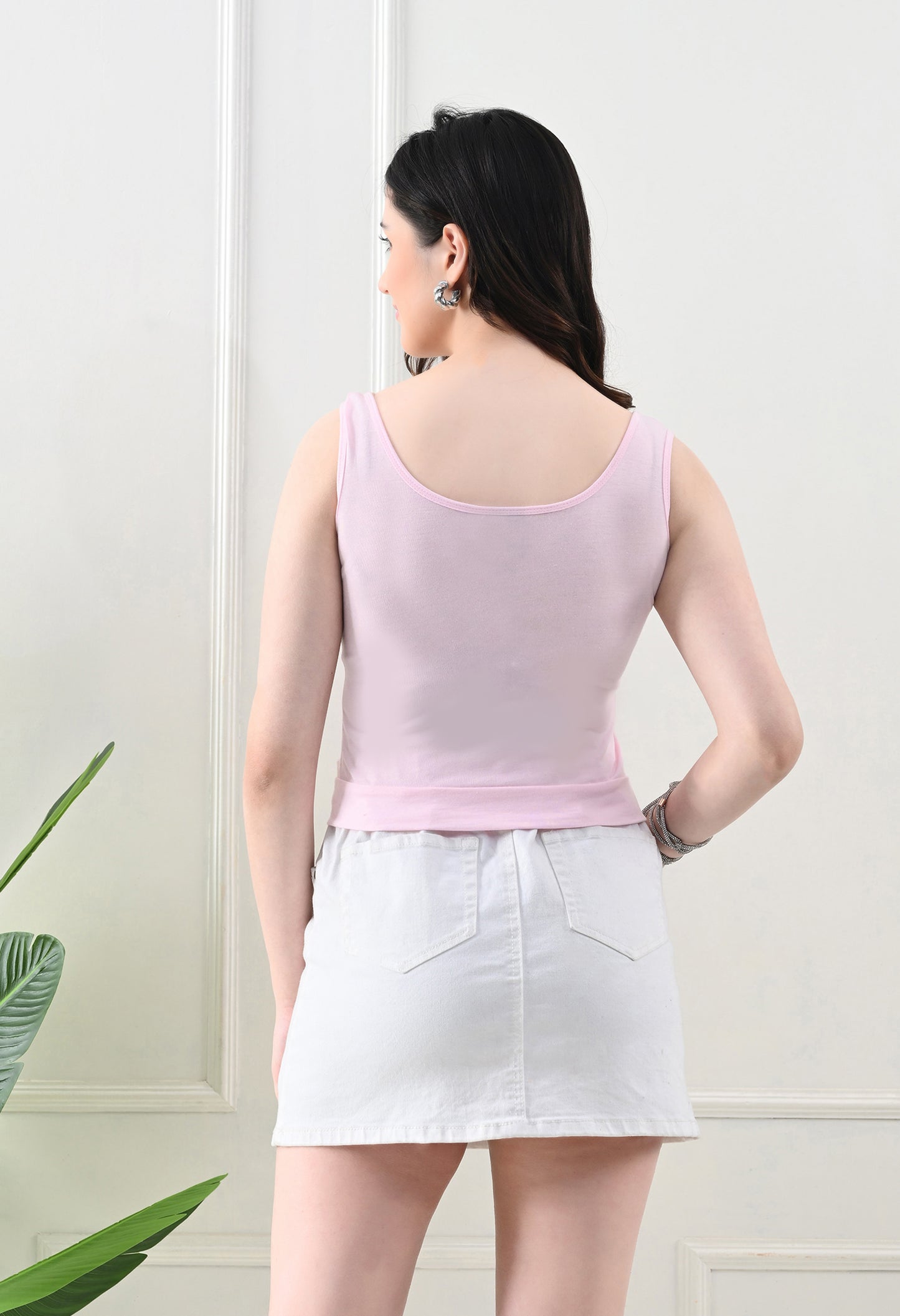Empowered Grace Printed Pink Tank Top