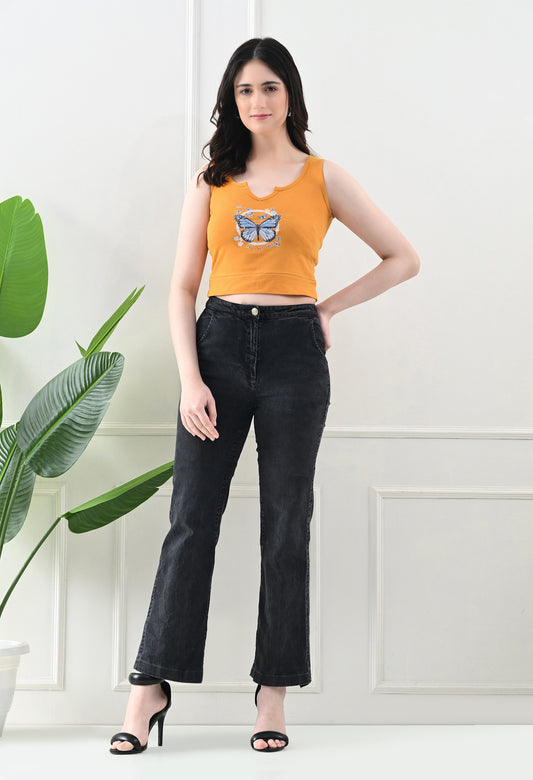 Brave & Free Crop